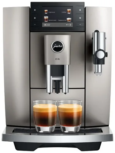 Jura Kaffeevollautomat E8 Midnight Silver (Sd)