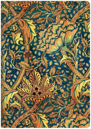 Paperblanks, PAPERBLANKS Notizheft A4 CBD6295 Morris Windstoss liniert 80 S.