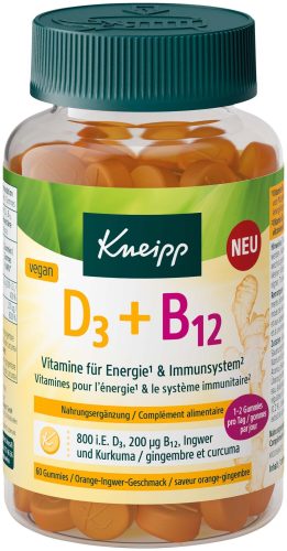 Kneipp D3 + B12 Gummies 60 Stück