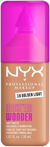 NYX-PROFESSIONAL-MAKEUP, NYX-PROFESSIONAL-MAKEUP - Make 'EM Wonder Foundation, 30 ml,  Golden Light