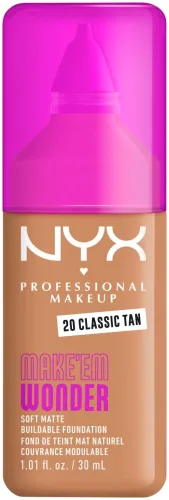 NYX-PROFESSIONAL-MAKEUP, NYX-PROFESSIONAL-MAKEUP - Make 'EM Wonder Foundation, 30 ml,  Classic Tan