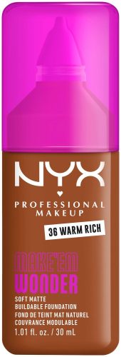 NYX Professional Makeup Make 'EM Wonder Foundation 36 Warm Rich, 30ml