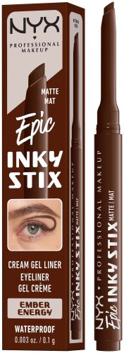 NYX-PROFESSIONAL-MAKEUP - Epic Inky Stix Cream Gel-Eyeliner Waterproof, 0.1 g, Ember