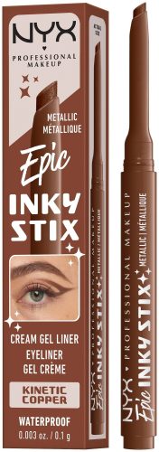 NYX-PROFESSIONAL-MAKEUP - Epic Inky Stix Cream Gel-Eyeliner Waterproof, 0.1 g, Kinetic