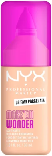 NYX-PROFESSIONAL-MAKEUP - Make 'EM Wonder Foundation, 30 ml,  Fair Pocelain