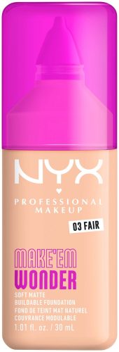 NYX Professional Makeup Make 'EM Wonder Foundation 03 Fair, 30ml