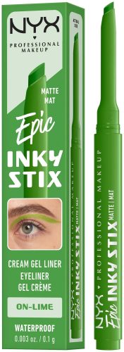 NYX-PROFESSIONAL-MAKEUP - Epic Inky Stix Cream Gel-Eyeliner Waterproof, On-Lime