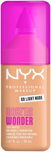NYX-PROFESSIONAL-MAKEUP - Make 'EM Wonder Foundation, 30 ml,  Light Nude