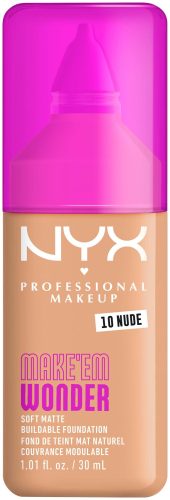 NYX-PROFESSIONAL-MAKEUP - Make 'EM Wonder Foundation, 30 ml,  Nude