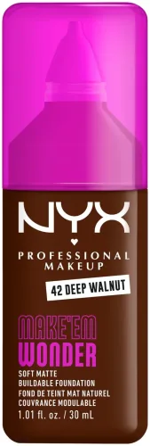 NYX Professional Makeup Make 'EM Wonder Foundation 41 Deep Walnut, 30ml