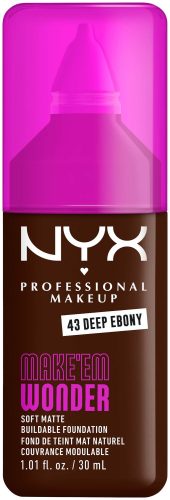 NYX-PROFESSIONAL-MAKEUP, NYX Professional Makeup Make 'EM Wonder Foundation 30 ml 43 - DEEP EBONY