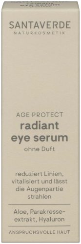 Santaverde, Santaverde radiant eye serum ohne Duft Augenserum 10 ml