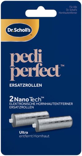 Scholl - Dr s Pedi Perfect Ersatzrollen NanoTech, 2 Stück