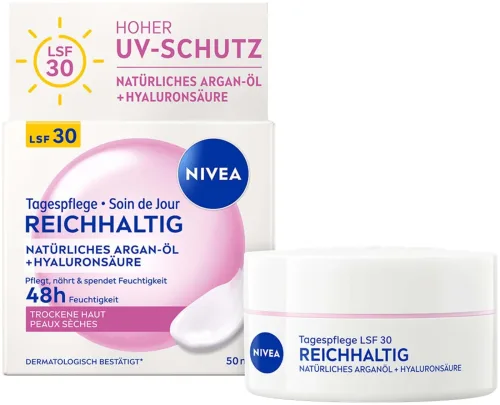Nivea, Nivea - Face Reichhaltige Tagescreme LSF 30, 50 ml