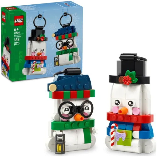 LEGO® GmbH, LEGO Deko-Schneemänner Modellbausatz zum Aufstellen oder als Deko 40812