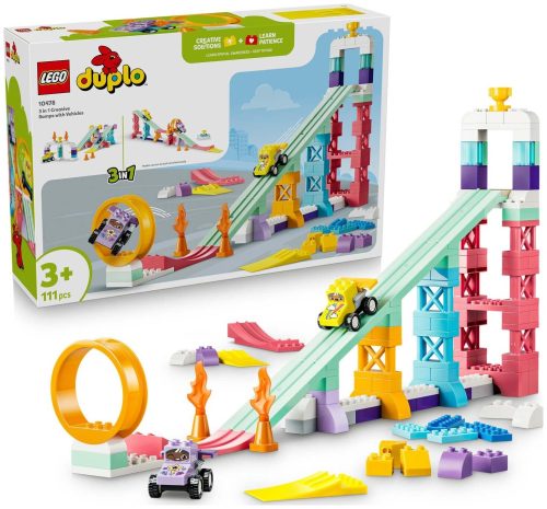 LEGO®, LEGO® - 10478 Kreative Sprungschanzen mit kleinen Flitzern 3-in-1-Set, Multicolor