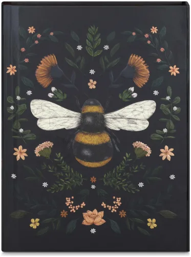 Flame Tree Notizbuch Botanical Bee A6