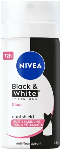 Nivea, Nivea Black & White Invisible Clear Deospray (35ml)