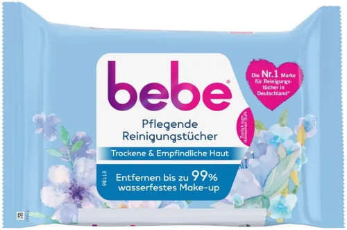 bebe young care, bebe pflegende Reinigungstücher (25 Stk)