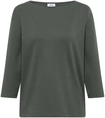 cecil, Basic Shirt mit U