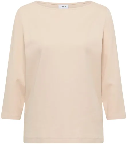 cecil, Basic Shirt mit U