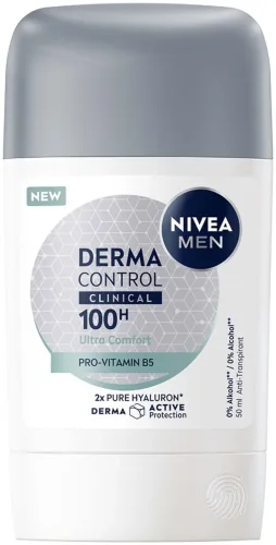 Nivea, Nivea - Deo Derma Dry Control Stick Male, 50 ml