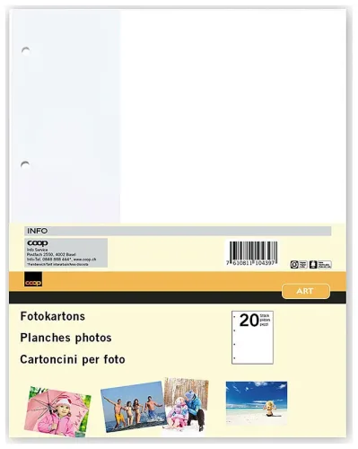 Fotokarton weiss A4