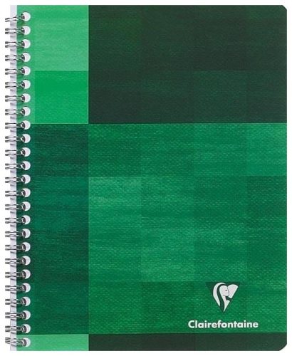 Clairefontaine, CLAIREFONTAINE Spiralheft ass. 17x22cm 8723 liniert 50 Blatt