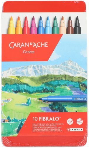 Caran d'Ache, CARAN D'ACHE Filzstift Fibralo M 185.310 10-farbig assortiert