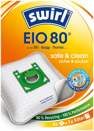 Swirl EIO80 AirSpace Staubsaugerbeutel 4 St.