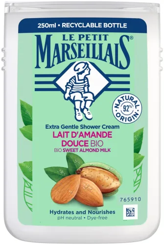 Le Petit Marseillais, Le Petit Marseillais - Duschcreme Süssmandel, 250 ml