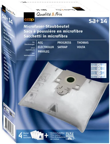 Coop Microfaser-Staubbeutel, SA+ 14