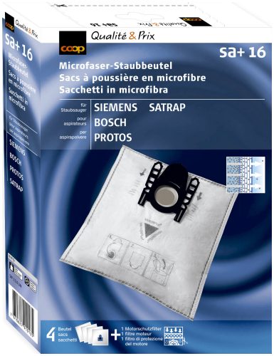 Coop Microfaser-Staubbeutel, SA+ 16