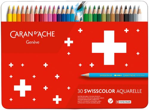 Caran d'Ache, CARAN D'ACHE Farbstifte Swisscolor 1285.73 ass. 30 St&uuml;ck