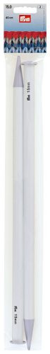 Prym, Prym Jackenstricknadeln, grau 15.00 mm, 40 cm, Karte 2 Stk., Kunststoff