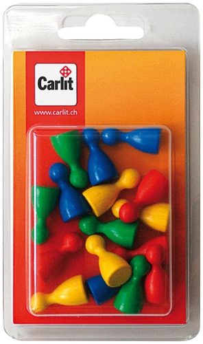 Carlit - 4X4 Halmakegel Holz, Multicolor