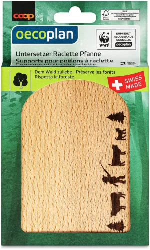 Oecoplan Untersetzer für Raclette-Pfanne 2 Stück
