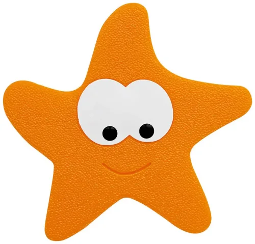 Spirella Anti-Rutsch-Sticker Starfy | Orange | 13 cm