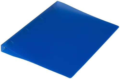 Ringbuch A4 4-Ring dunkelblau transp.
