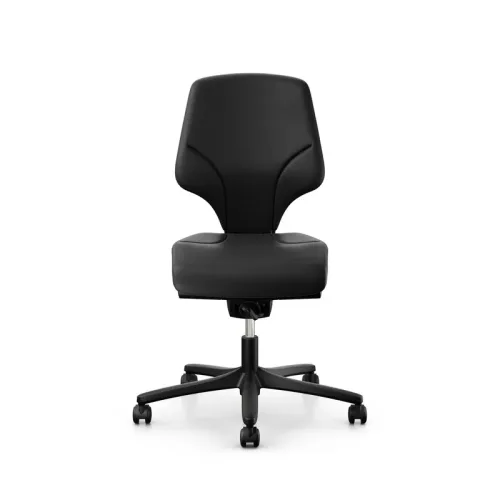 GIROFLEX, Giroflex 64-3078 LAB laboratory chair with fixed armrests, Black/Black, New, Ergonomic chair - ideal for flexible working