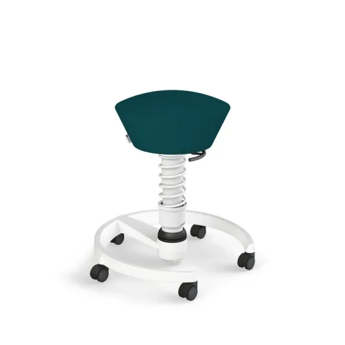 Aeris Swopper office stool Petrol/White, New, Dynamic sitting - ideal for healthy sitting