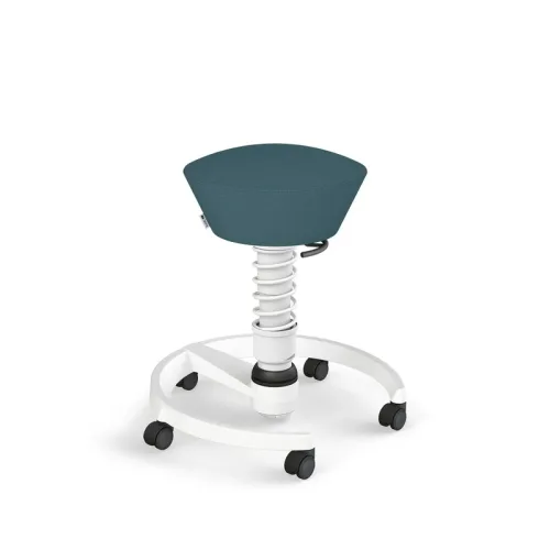 Aeris Swopper office stool Blue/White, New, Dynamic sitting - ideal for healthy sitting