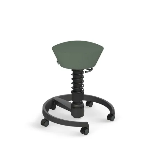 AERIS, Aeris Swopper office stool Light green/Black, New, Dynamic sitting - ideal for healthy sitting