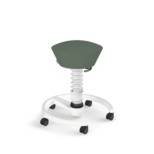Aeris Swopper office stool Light green/White, New, Dynamic sitting - ideal for healthy sitting