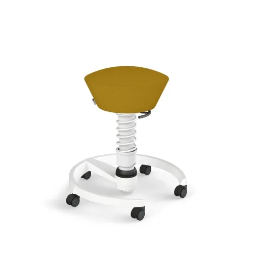 AERIS, Aeris Swopper office stool Yellow/White, New, Dynamic sitting - ideal for healthy sitting
