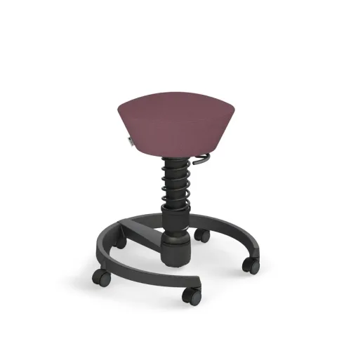 AERIS, Aeris Swopper office stool Light violet/Black, New, Dynamic sitting - ideal for healthy sitting