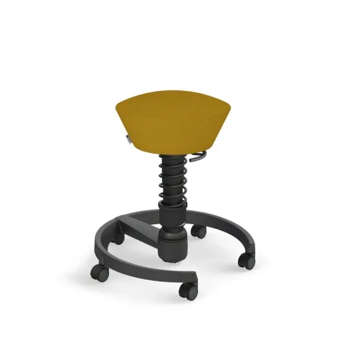 AERIS, Aeris Swopper office stool Yellow/Black, New, Dynamic sitting - ideal for healthy sitting