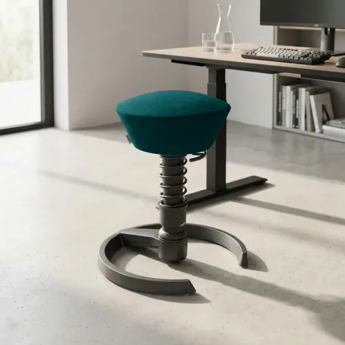 AERIS, Aeris Swopper office stool Petrol/Black, New, Dynamic sitting - ideal for healthy sitting