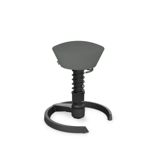 Aeris Swopper office stool Gray/Black, New, Dynamic sitting - ideal for healthy sitting