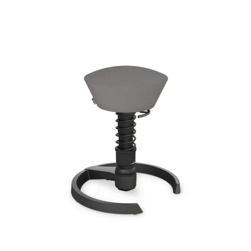 Aeris Swopper office stool Light grey/Black, New, Dynamic sitting - ideal for healthy sitting